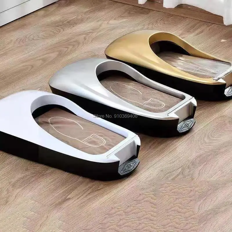 Automatic Shoes Cover Machine with Film, Disposable Shoe Cover, Membrane Dispenser, Household Stepping Booties Maker