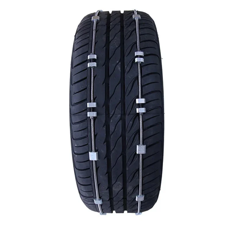 Invisible Anti-skid Chain Universal Car SUV Off-road Vehicle Snow Ice Tire Anti-skid Steel Tire Chain Car Maintenance