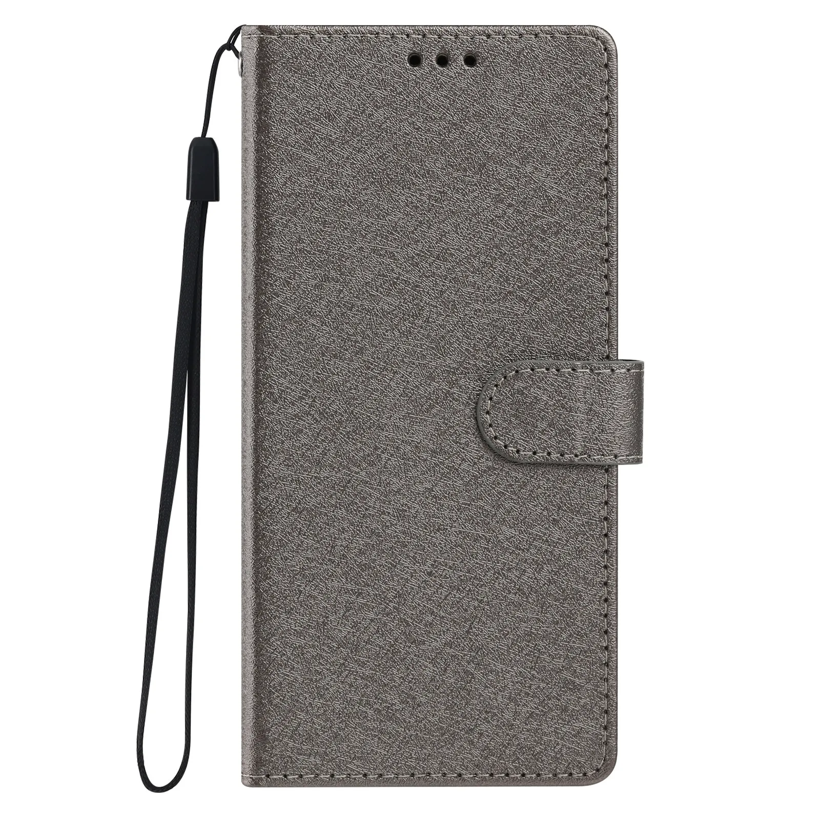Vintage Style Magnetic Flip Leather Wallet Case with Stand and Shockproof Protection