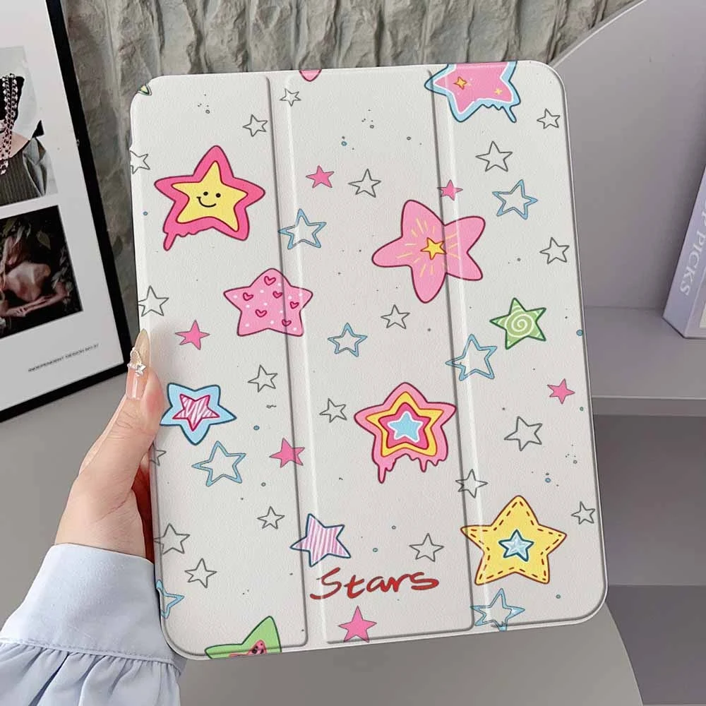 Vibrant Starry Tablet Case with Pen Slot