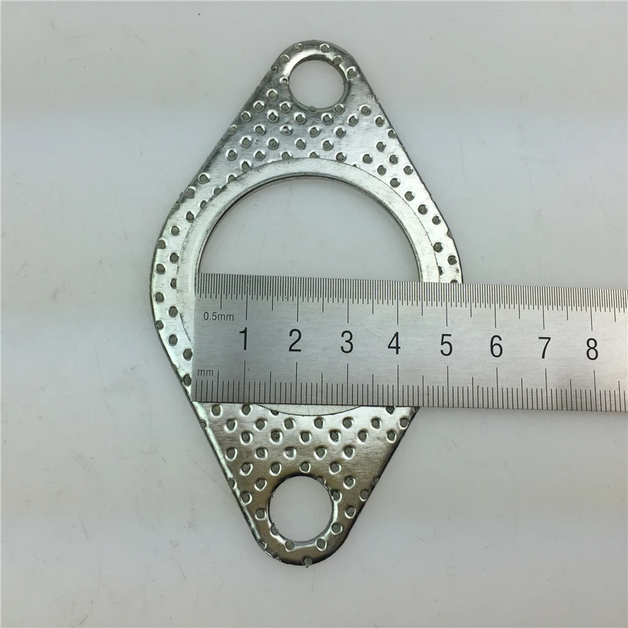 2 Pcs for The Chery for QQ Car Muffler Interface Pad Chery 372 0.8 Displacement Exhaust Pipe Gasket 1.1L 472