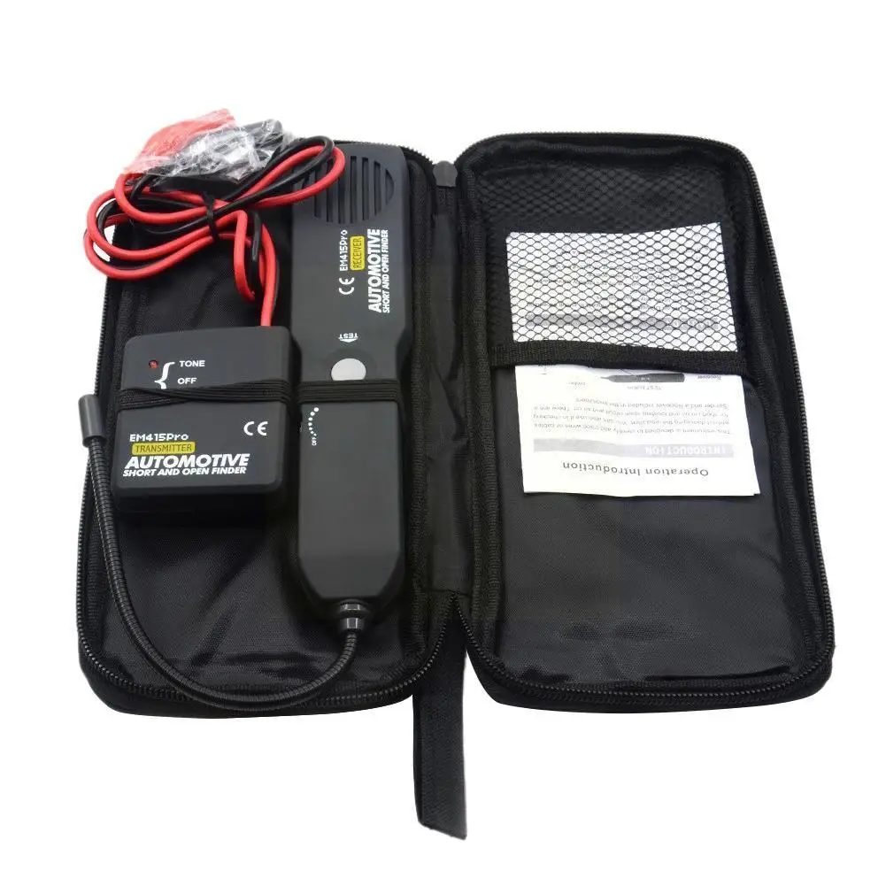 

Automotive Circuit Scanner Diagnostic Tool Automotive Em415 Wire Cable Universal Pro Finder 6-42v Tracker Open Short X6d3