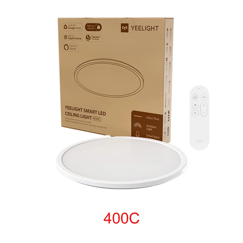 Yeelight-超薄型LEDシーリングライト,スマート電球2700k-6500k