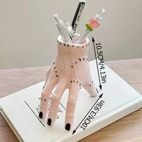 1PC Hand Shaped Resin Pen Holder - Durable, Portable, and Stylish Storage for Pencil, Pen, and Stationery, Makeup Brush Storage 6
