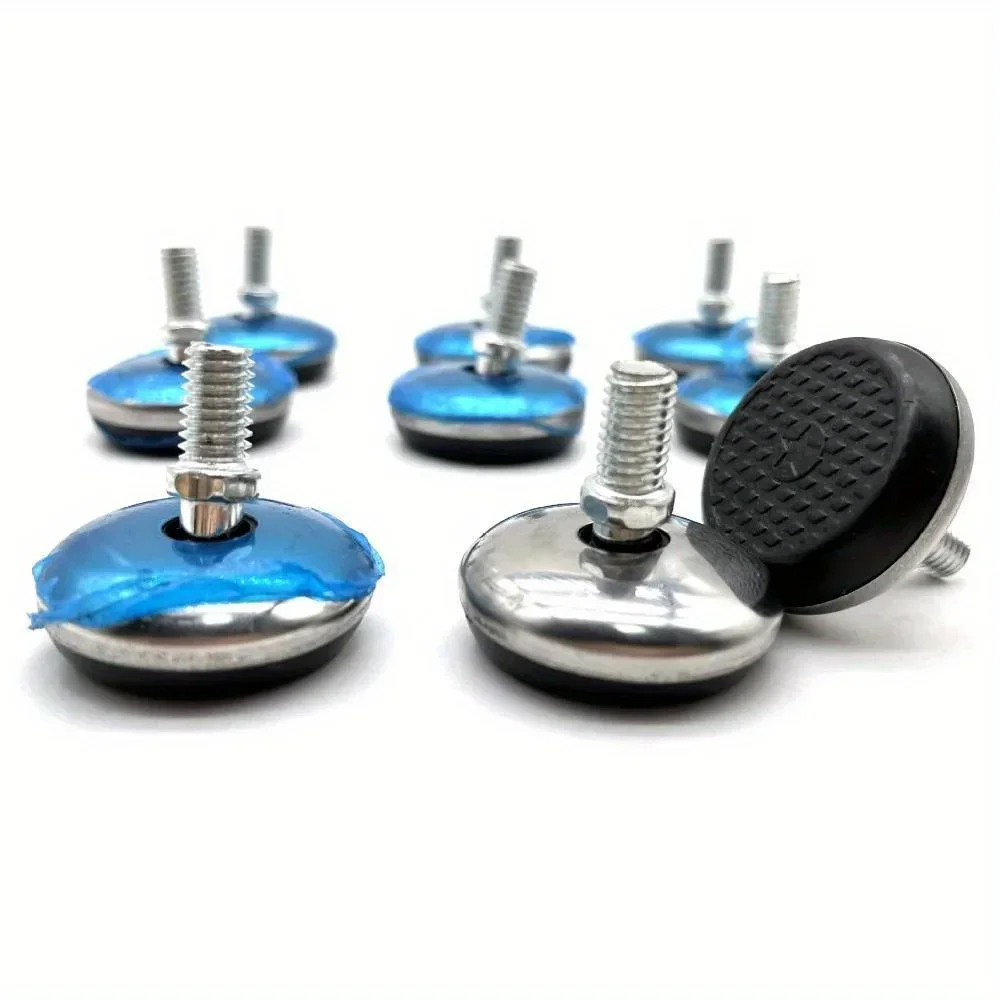 Pieds de meubles réglables en acier inoxydable, adaptés à la table, à la chaise, à l'armoire, au tabouret, 10 pièces