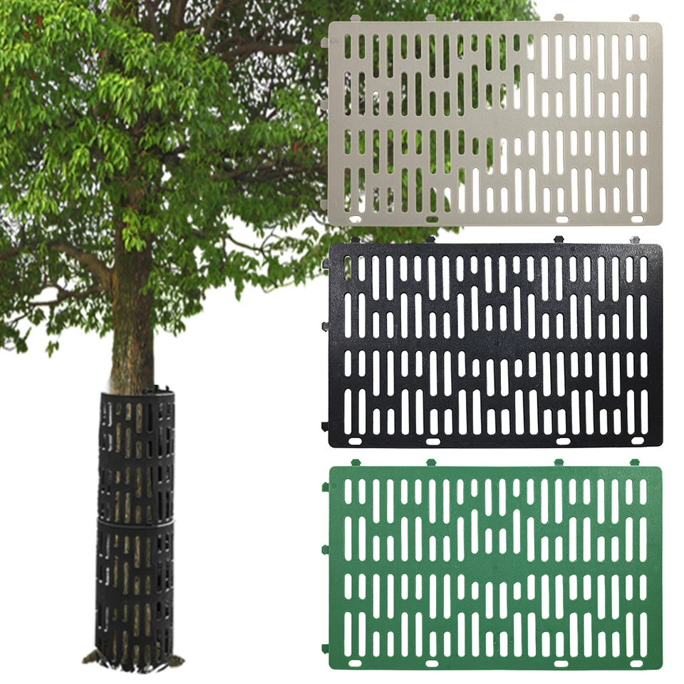 Confezione da 12 protezioni per corteccia in rete metallica, protezioni per tronchi con picchetti in metallo e fascette per alberi giovani | Leroy Merlin