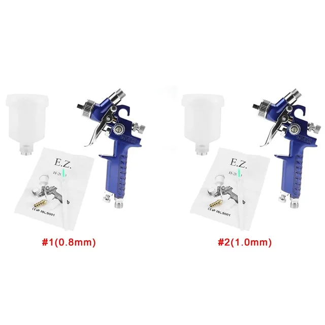 H-2000A Professional 0.8/1.0mm Nozzle 125ml Mini Pneumatic Spray Gun For Car Painting Repair Pneumatic Spray gun Mini spray gun 5