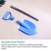 Children Beach Shovel 56cm Stainless Steel Pointed Shovel Toy Sand Snow Thickened Play House Beach Shovel Outdoor Toys Kids Gift 4