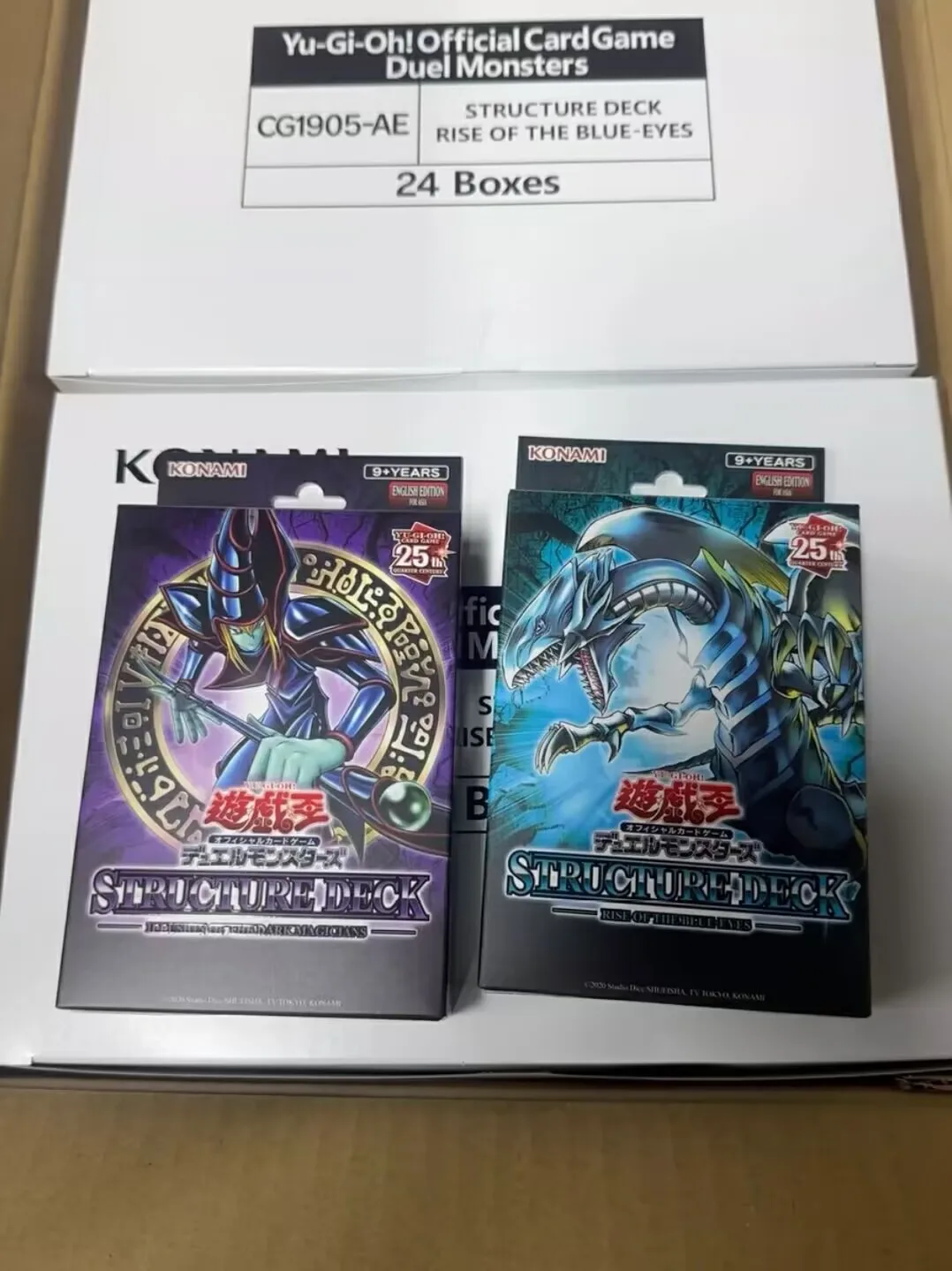 2 Pezzi Duel Monsters Yugioh Structure Deck: Illusion Of The Dark Maghi Rise Of The Blue Eyes Asian English Sealed Deck
