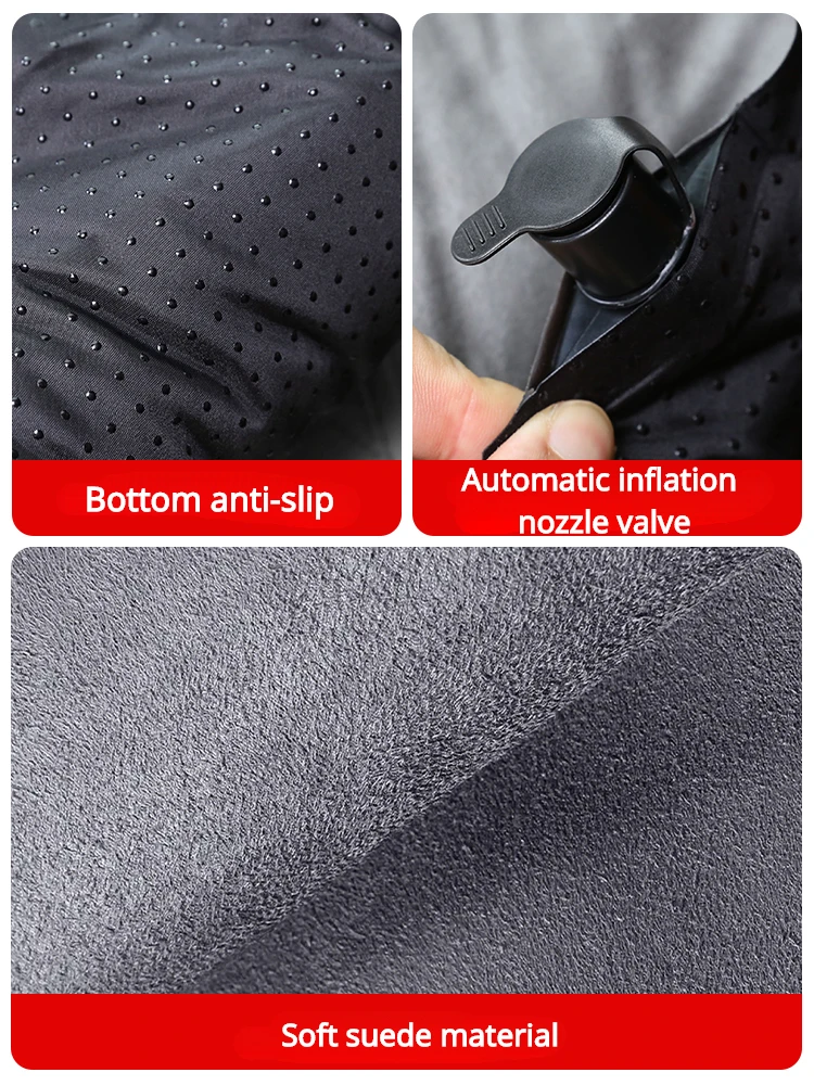 For Changan Deepal S07 Inflatable Air Mattress Outdoor Camping Bed Suede Travel Sleeping Bed Car Inflatable Camping Mattress