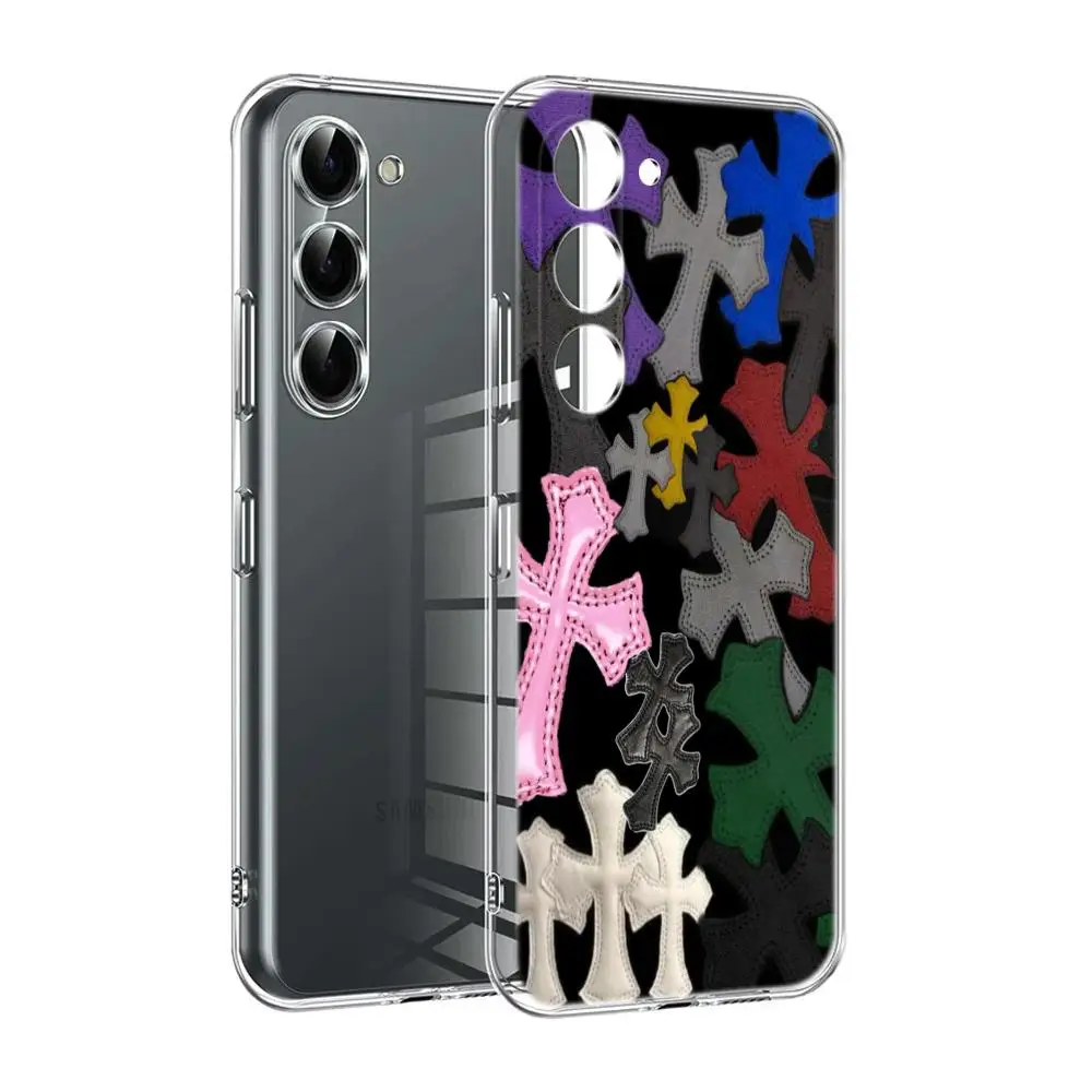 Luxury Cross Back Cover Phone Case - Premium TPU Soft Shell Design