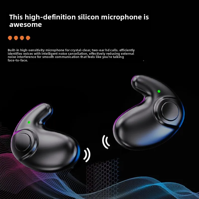 Comfortable Mini Stereo Wireless Bluetooth Earbuds for Mobile and Computer