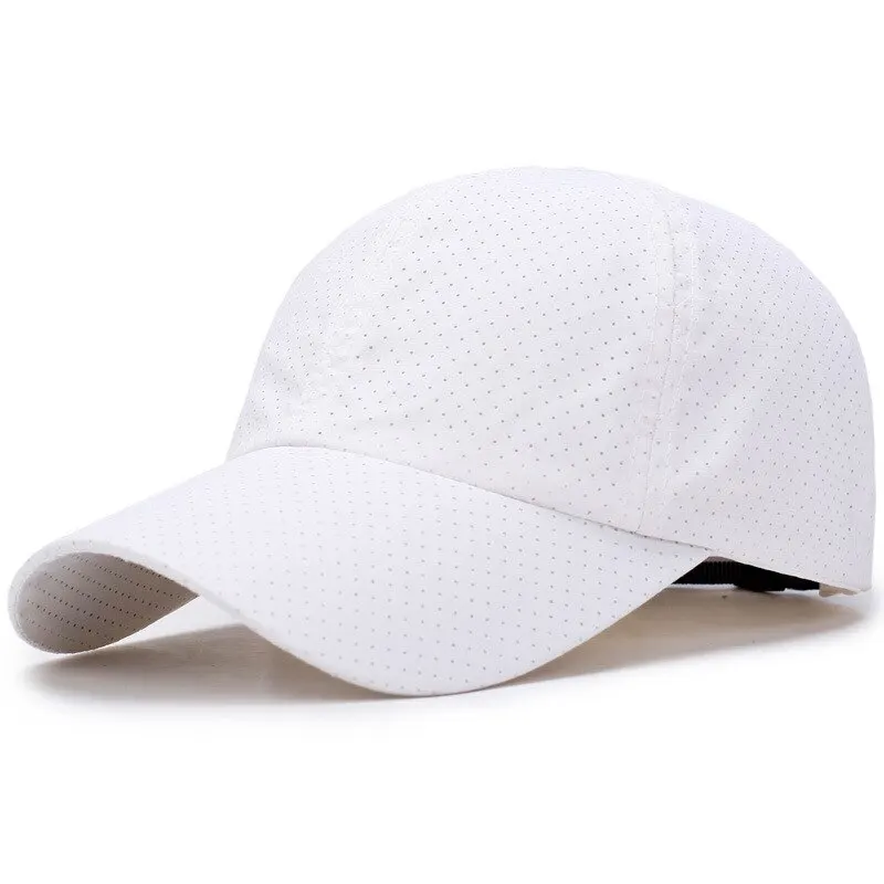 Hat Men Spring Summer Solid Color Mesh Cap Baseball Cap Women Autumn Korean Edition Sunscreen Hat Mesh Breathable Peaked Cap 2