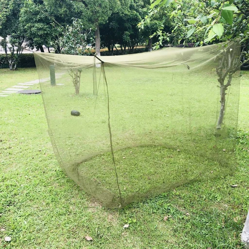 경량 야외 캠핑 모기 그물 휴대용 모기 텐트 잠자는 버그 그물 접이식 야외 메쉬 텐트