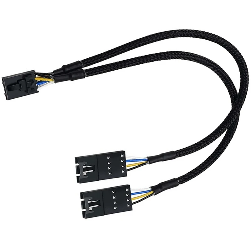 RGB Splitter For Corsair RGB HUB, Lighting Node Core And ICUE Commander CORE XT 4 Pin Male To Female Fan Extension Cable 4