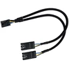 RGB Splitter For Corsair RGB HUB, Lighting Node Core And ICUE Commander CORE XT 4 Pin Male To Female Fan Extension Cable 4