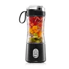 Orange Juicer Blender Machine Black Wireless Fresh Juice Blender Bottle Portable Mini Fast Orange Squeezer Can Blend Ice 6
