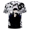 New Mens Summer t shirts Japanese Anime Jujutsu Kaisen Gojo Boys T-shirt Summer Oversized Harajuku Casual Kids Sport Streetwear 1
