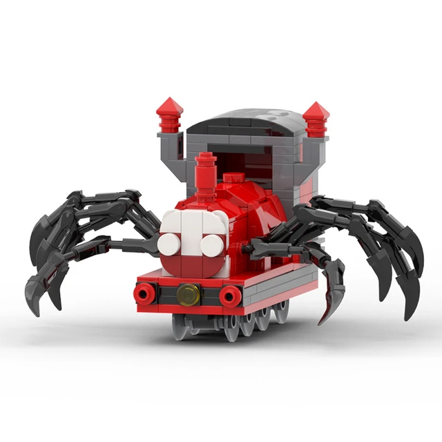 The New Choo Choo-Charles Building Blocks Big Game Surrounding Horror  Mutant Spider Train Model Doll Toys Children's Gifts