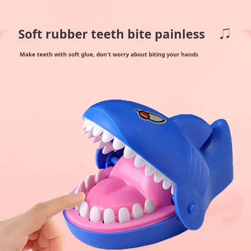1PC Biting People with Teeth Biting Fingers Big Mouth Shark Children's Parent Child Gift Trick Toy