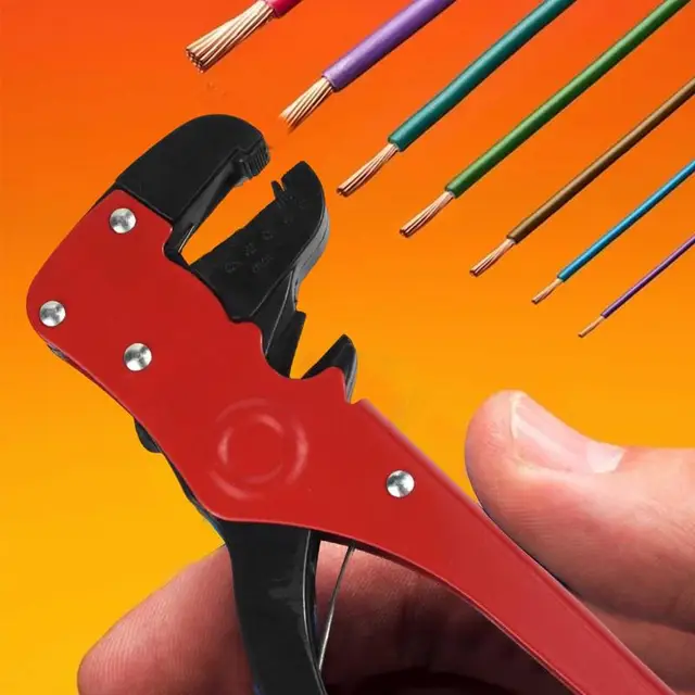 Dire Sztriptíz Szerszám Többcélú Kis Drót-Sztriptíz Kompakt Huzal-Sztriptíz Crimper Elektronikus És Autójavításhoz 0,2-8 Mm² - Image 5