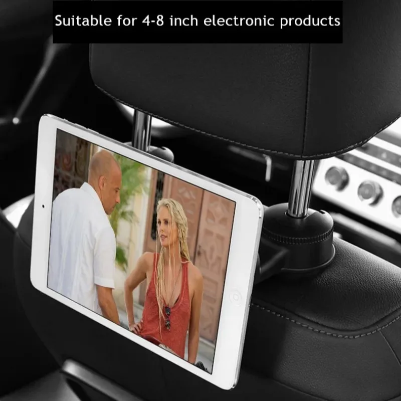 Soporte magnético doble para reposacabezas de coche, accesorio para teléfono móvil, con gancho, para asiento trasero, tableta, para Smartphone