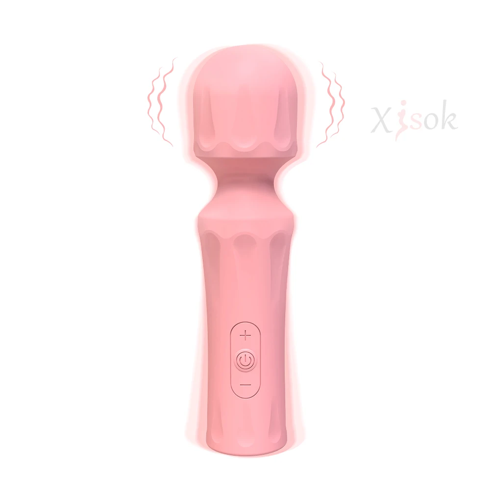Vibrator Wand Adult Sex Toy Wand G Spot Dildo Clit Vibrator Sex Vibrators Clitoris Stimulation 20 Speed Vibrating Wand for Women