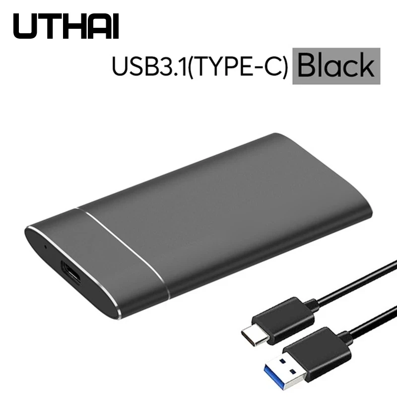Aluminum Alloy High-Speed mSATA to USB-C External SSD Enclosure
