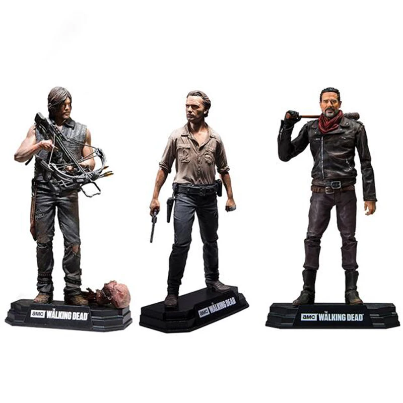 Film The Walking Dead Charaktere Rick Daryl Negan PVC Actionfigur Sammlermodell Spielzeug