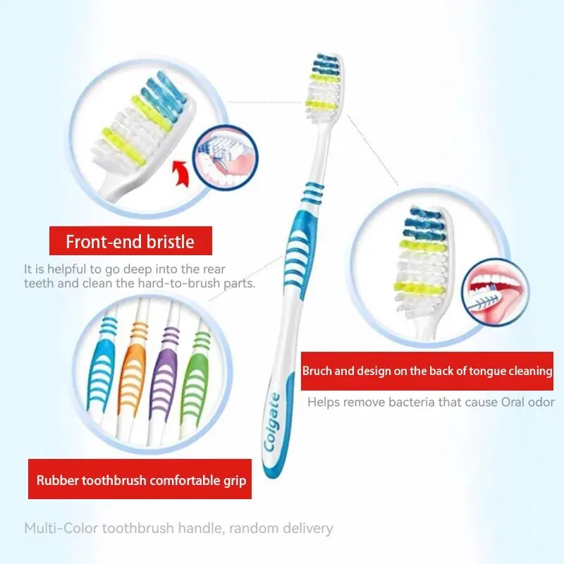 Soft Toothbrush Portable Toothbrush Toothbrush Set Colgate 6 Packs For Men And Women