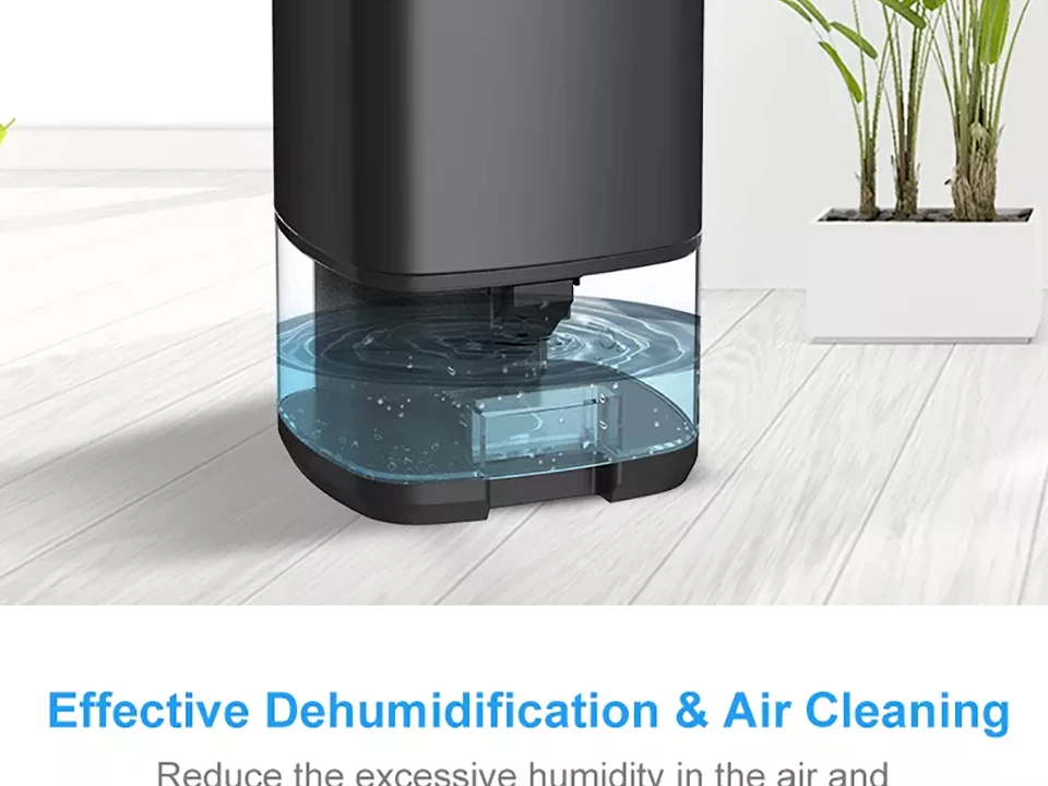 Do Banheiro Doméstico, Desumidificador Portátil, 1000ml, Novo