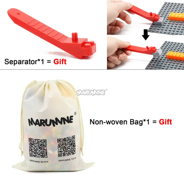 Marumine MOC Bricks Tree Set 205PCS with Plate Model Building Kit Blocks Plant Accessories Grass Parts Decoration Scene Toys 6