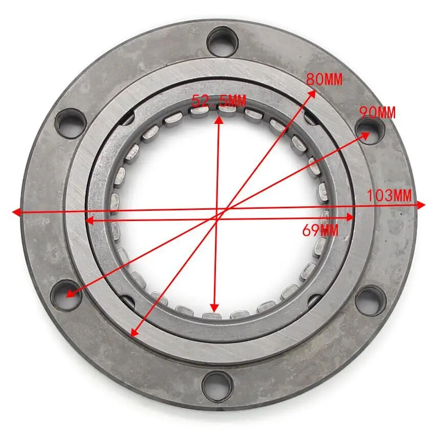 

Motorcycle Starter Clutch For Yamaha YFM350R YFM350 YFM350X YFM350F YFP350 Moto-4 YFM350ER YFM350FX YFM450 YFM45F Wolverine 450