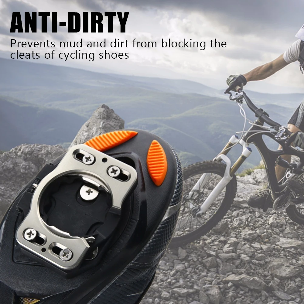 Description Picture 4 of item1 Pair Quick Release Cycling Shoes Cleat Cover Adapter Converter For SpeedPlay Zero