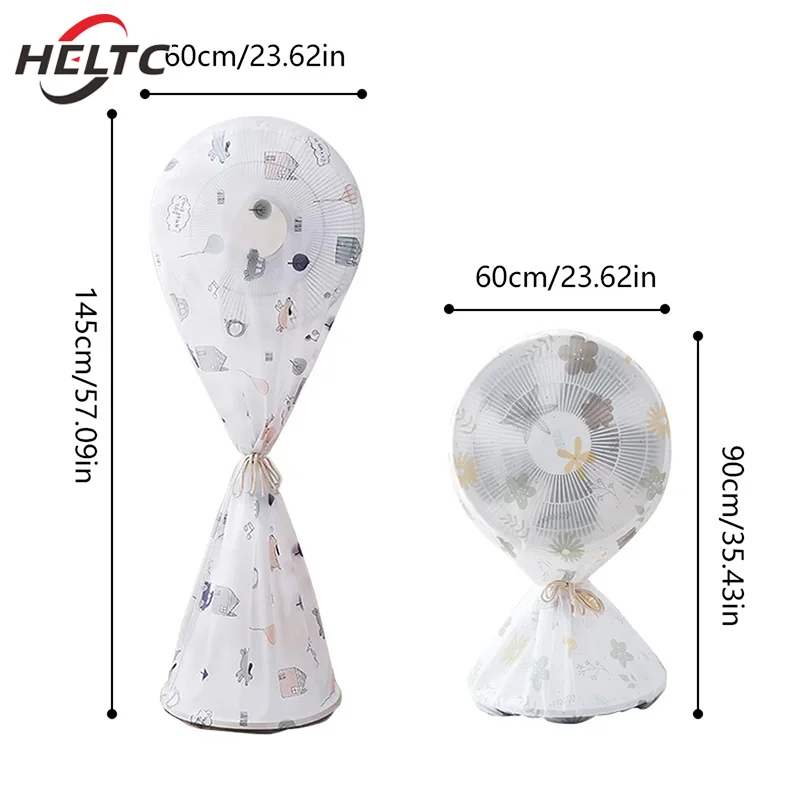 1pc Portable Dustproof All-inclusive Electric Fan Dust Cover Household Floor Fan Cover Waterproof Protective Accessories dust cover fan cover