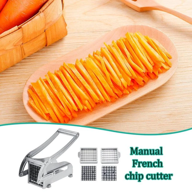 Kitchen Manual Vegetable Cutter Stainless Steel Potato Slicer Potato Cutter  French Fries Cutter Machine Home Kitchen Gadgets - AliExpress
