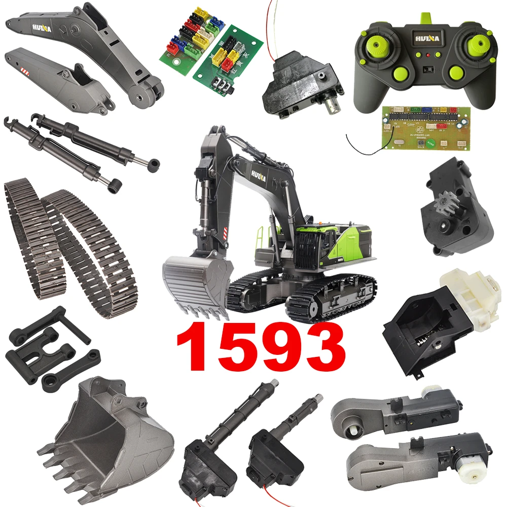 Huina Remote Control Excavator 1593 Excavator Parts Remote Control