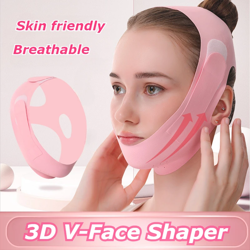 Reusable Face Slimming Bandage V Line Face Shaper Chin Cheek Lift Up Belt Facial Massage Strap Women Beauty Face Skin Care Tools 1