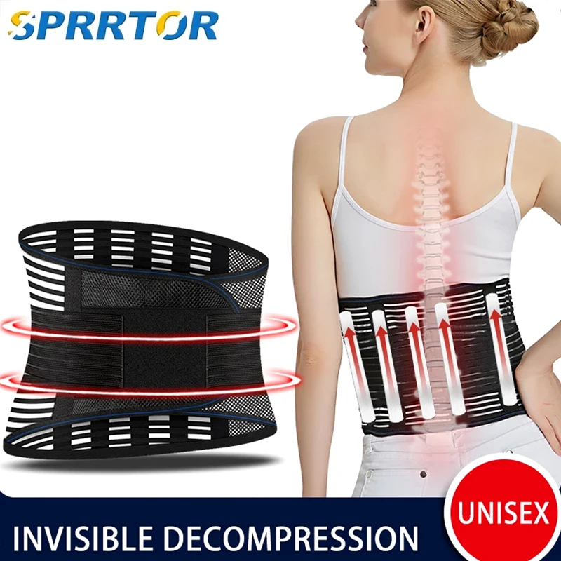 Medical Back Brace Waist Trainer Belt Spine Support Men Women Breathable Lumbar Corset Orthopedic Faja Lumbar Hombre Gym Belts