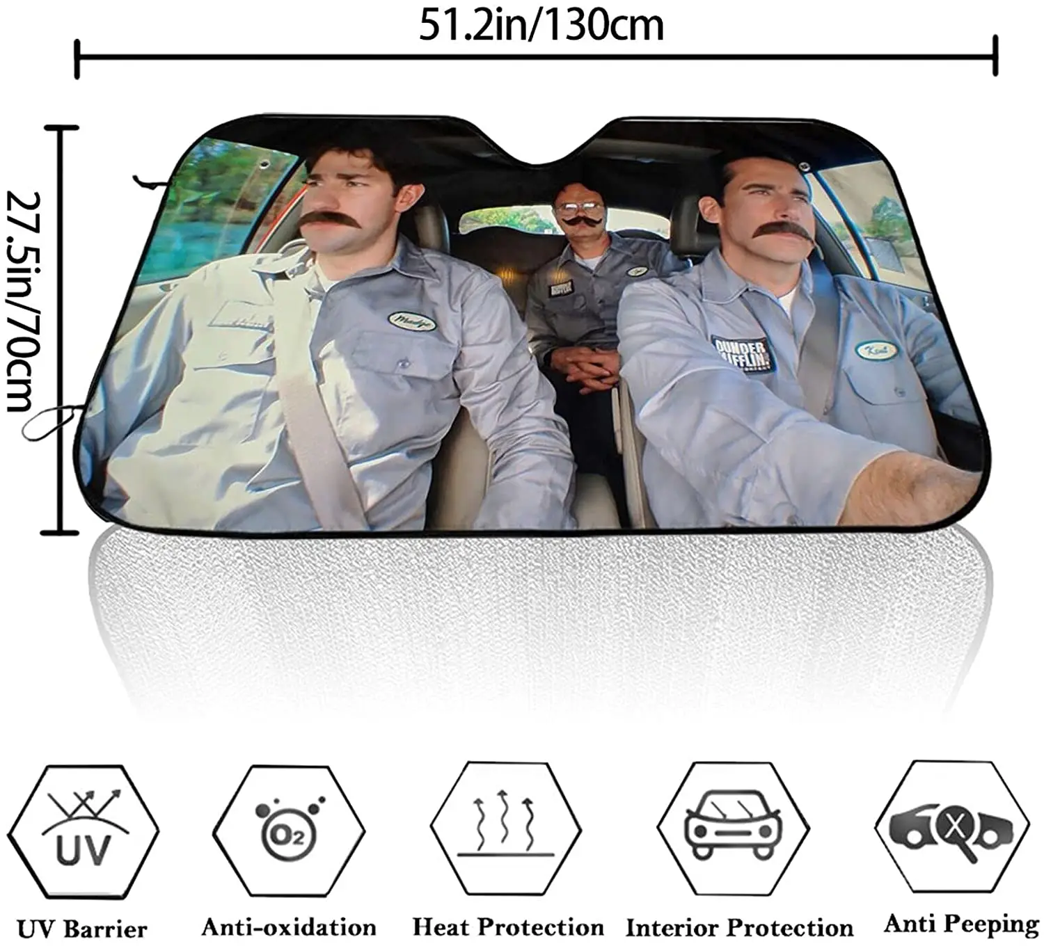 Universal Car Sunshade Branch Wars The Office Car Sun Shade Cartoon Curtains Sun Visor for Keep Your Vehicle Cool Uv S car sunshade windshield sunshade windshield sun shade