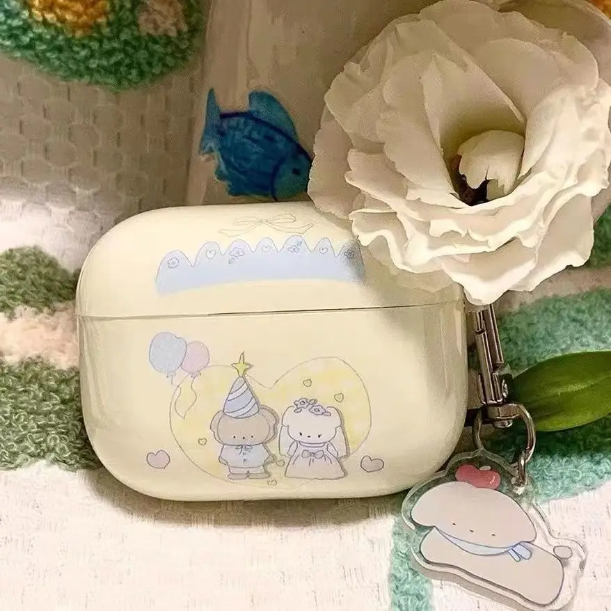 Japan Kawaii Girl Cartoon Case Per Apple Airpods 1 2 Pro 3 2021 Cute Graffiti Korea Harajuku Airpods Case Airpods Case