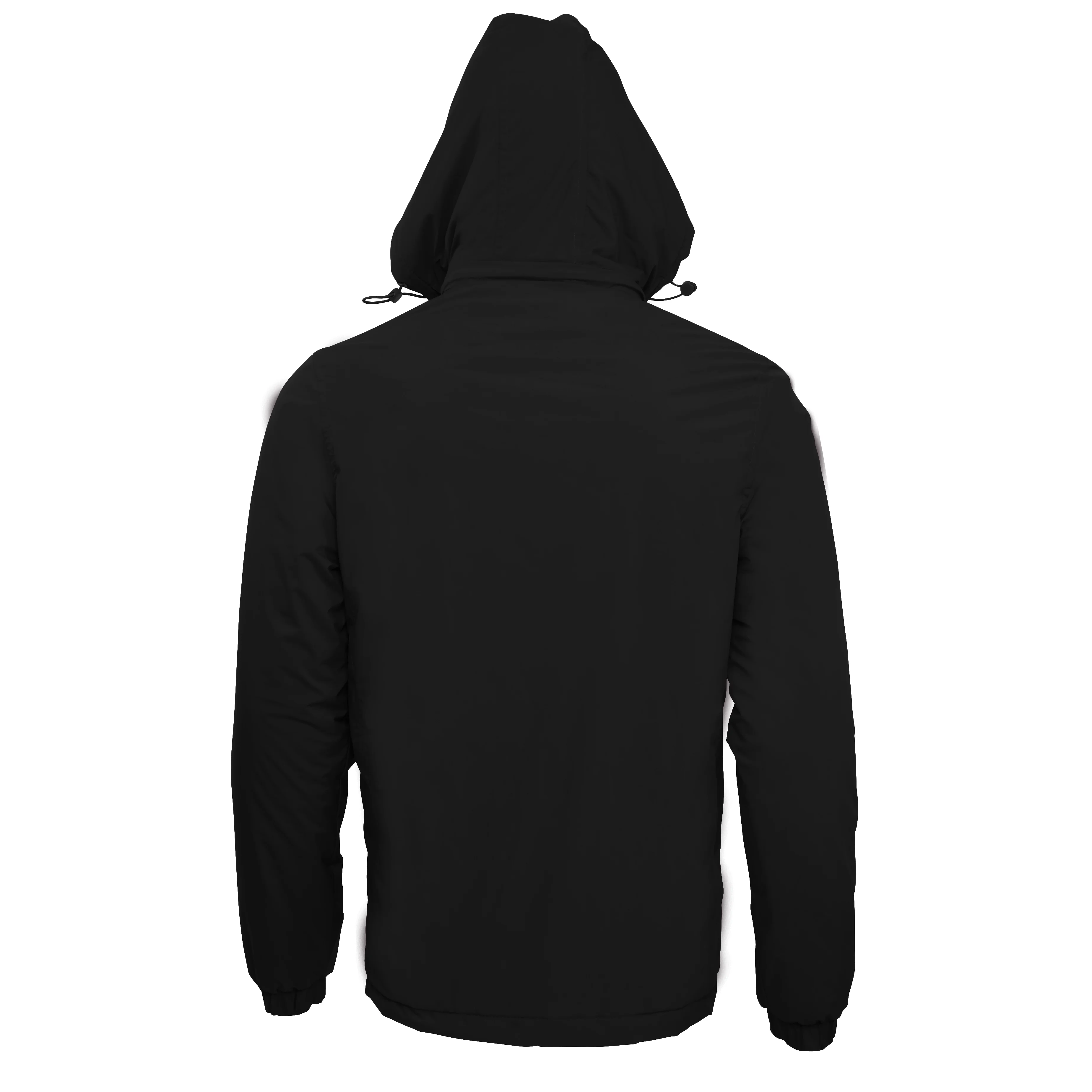 Casual windbreaker lightweight solid color windproof zipper hooded jacket autumn and winter outdoor sport