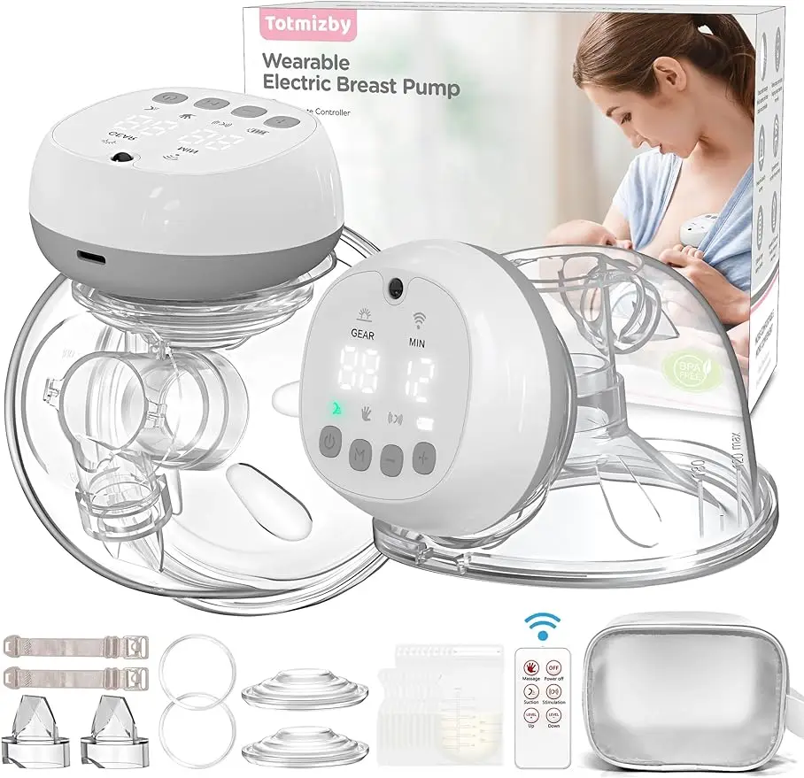 

Soft Silicone,LCD,1200mAh Battery,Low Noise Leak-Proof Painless Breastfeeding