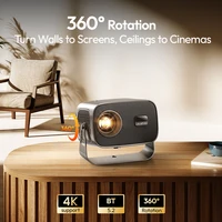 Vevshao a12 projetor mini portátil led vídeo android 13.0 wifi 6 espelho smartphone para 1080p 4k vídeo projetor de cinema em casa - Imagem 2
