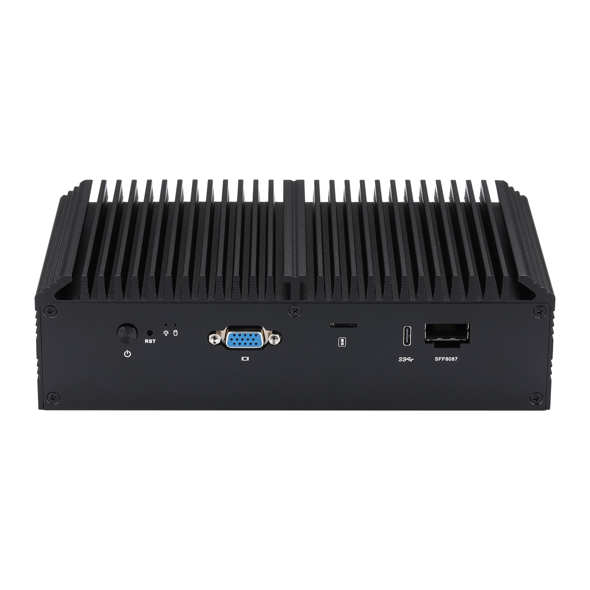 Free Shipping Qotom Q20331G9 Mini PC 5*2.5G Lan 4 SFP+ Atom Fileserver C3338R C3558R C3758 C3758R Firewall Router Mini PC Server