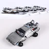 MJ 1:64 DeLorean DMC I II III  Back To The Future Time Machine Mr.Fusion Diecast Toy Vehicle Car Model 2