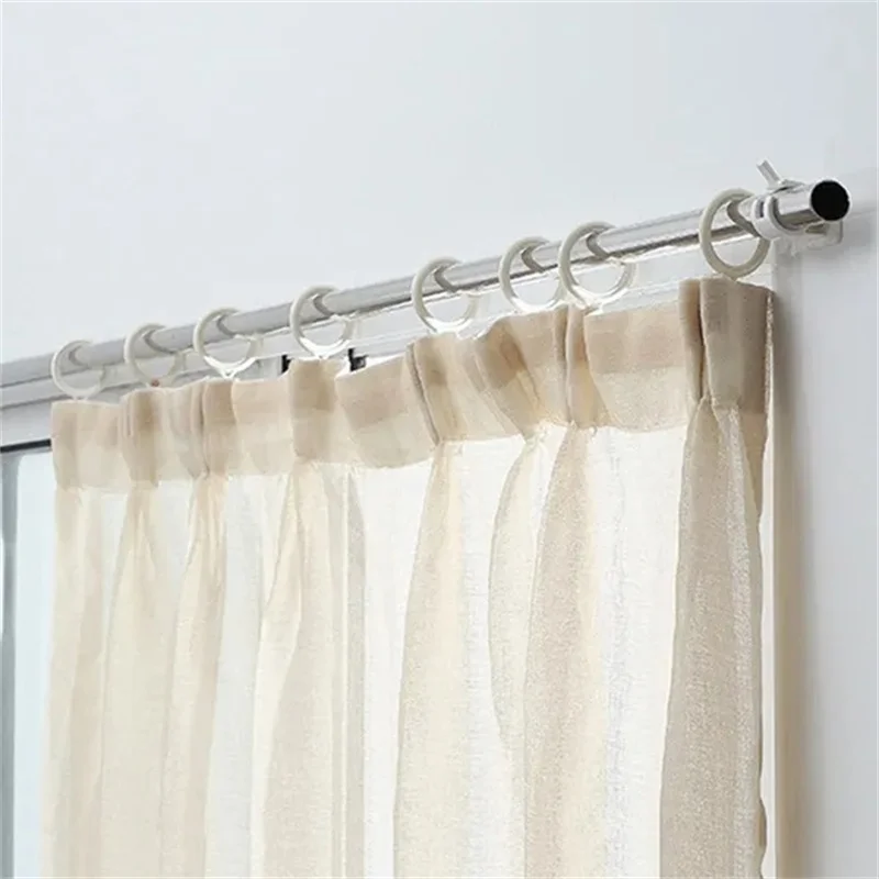 Long Shower Curtain Hookadjustable Curtain Rod Holder - No Drill Wall  Mount Clip For Curtains