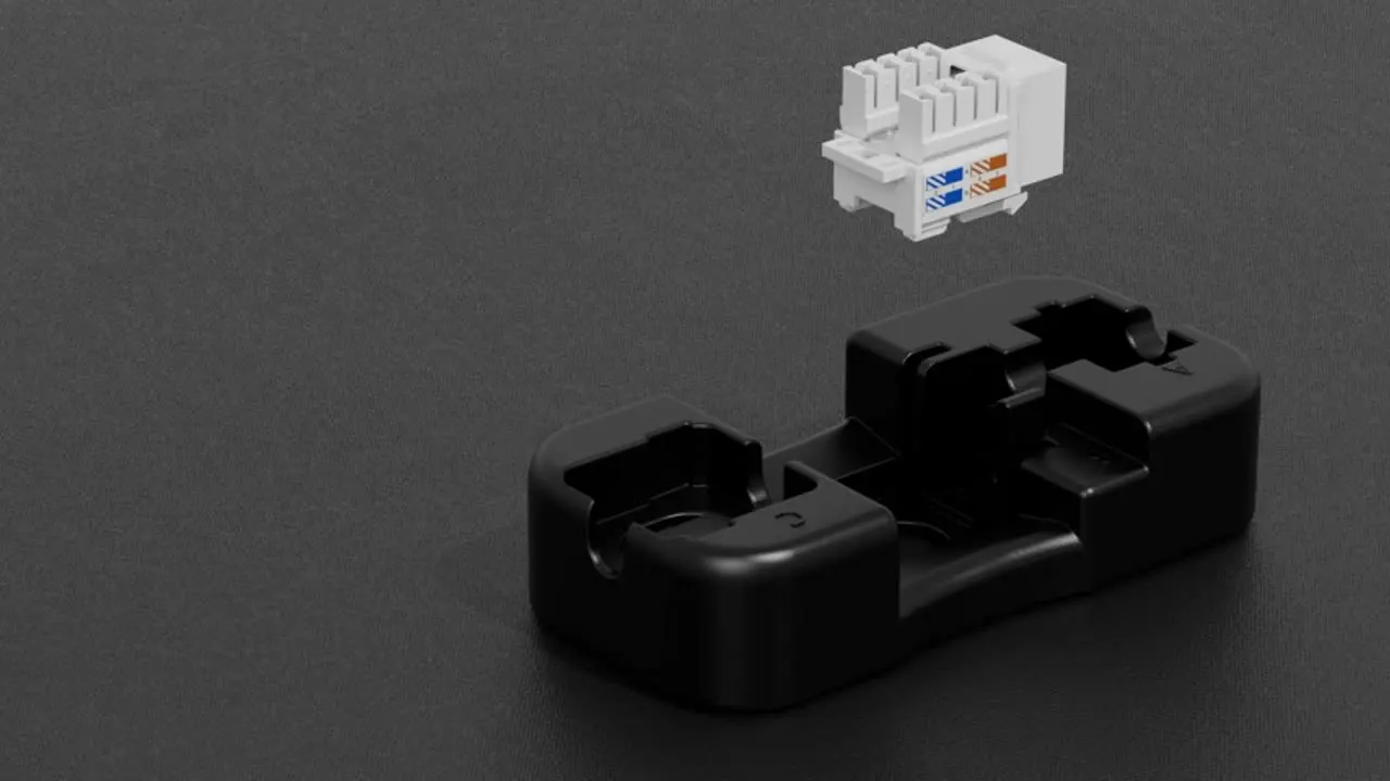 Разъем Keystone Jack ZoeRax RJ45 разъемы Cat6 адаптер с отверстием под 90 градусов (не совместим