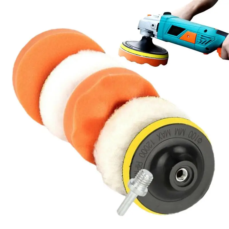 

Car Polishing Pad Polishing Wax Applicator Kit Waxing Sponge For Electric Drill Polishing Grinding Sponges Wax Applicator Pad