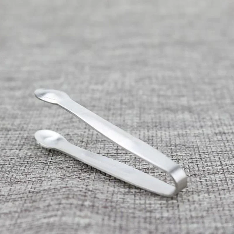 Stainless Steel Sugar Clamp Tongs Clip Ice Cube Coffee Bar Household Kitchen Sugar Clips Multi Functional Bar Ice Cube Clamps